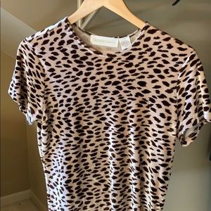 Animal print top